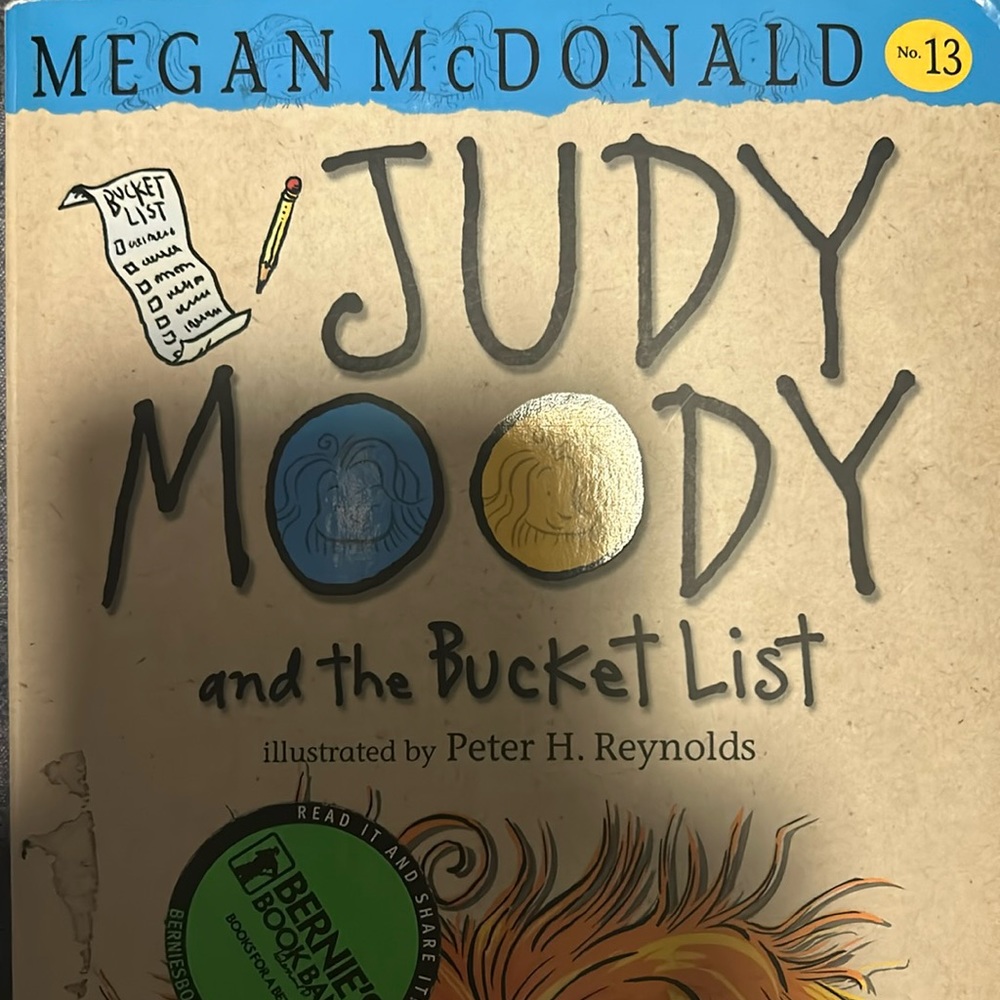 Judy Moody and the bucket list book (Peter H. Reynolds) still in great condition